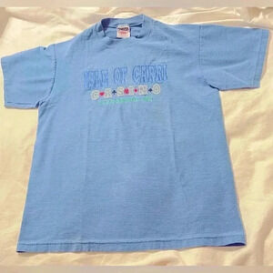 Isle Of Capri Casino VICKSBURG, Ms Vintage T Shirt Blue Woman’s M Queen King Y2K